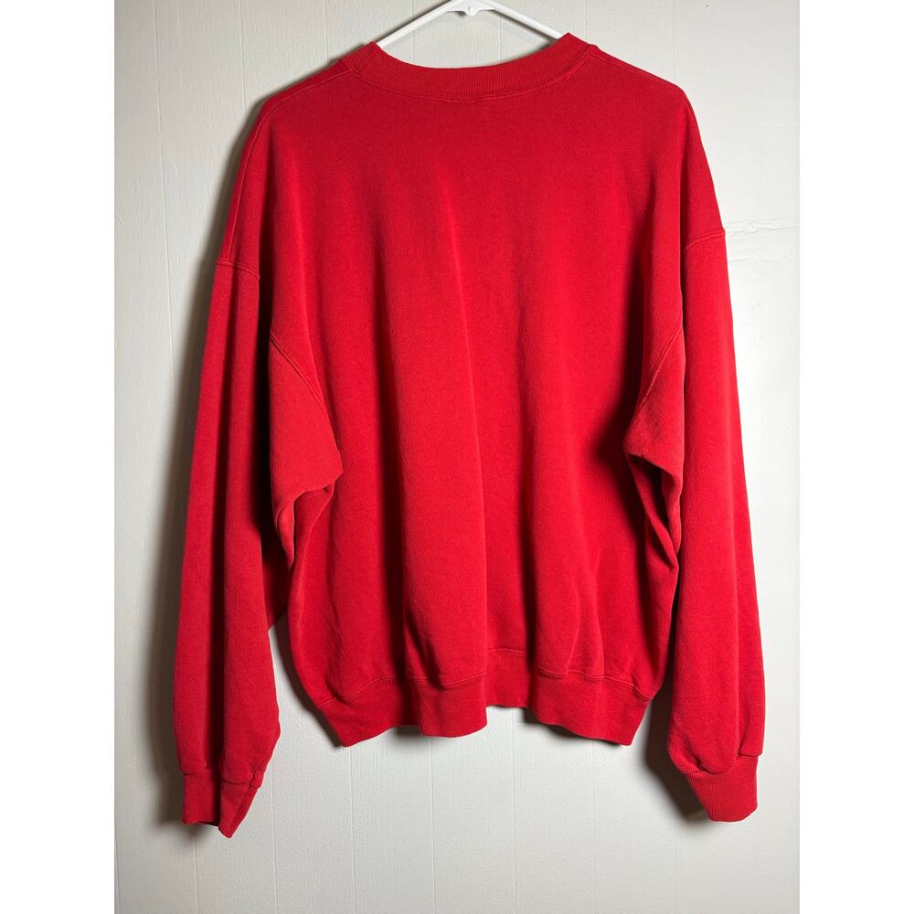 University of Arkansas Razorbacks Vintage Hanes XXL Red Crewneck Sweatshirt - Picture 5 of 6